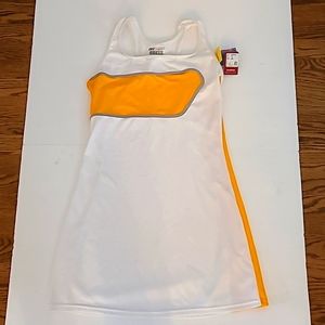 Sports/tennis dress-Reebok yellow and white with tags, never worn